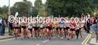 Start of the senior womens Northern 4 Stage Road Relay, Warrington. Photo: David T. Hewitson/Sports for All Pics